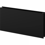 Mexen CHF20 Higieninis plok&scaron;čias radiatorius 500 x 700 mm, &scaron;oninis prijungimas, 604 W, juodas - W420HF-050-070-70