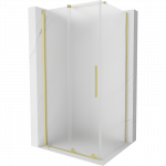 Mexen Velar stumdomosios du&scaron;o kabinos 90 x 85 cm, matinės, auksinės &scaron;lifuotos - 871-090-085-31-55