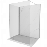 Mexen Kioto du&scaron;o sienelė Walk-in 90 x 90 cm, permatoma, chromuota - 800-090-212-01-00-090