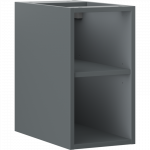 Mexen Box-A atviras spintelė su lentyna 25 cm, matinė grafitinė - 91AX2-0250-470-0-66