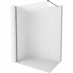 Mexen Kioto-X du&scaron;o siena Walk-in 140 x 200 cm, matinis 10 mm, &scaron;autinis pilkas &scaron;ukuotas - 800-140-101-66-30-X