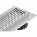 Mexen Flat 360&deg; M33 linijinis pasukamas nutekėjimas 50 cm, inox - 1033050-40