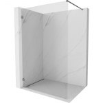 Mexen Lunar du&scaron;ų sienelė Walk-in kairė 90 x 200 cm, skaidri 8 mm, gunmetal - 830-090-000-95-00-L