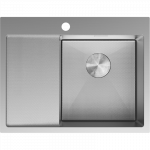 Mexen Exar plieninė kriauklė su viena kamera ir de&scaron;iniu nutekėjimu 620 x 480 mm, inox HC - 6432621005P-01HC