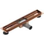 Mexen Flat 60 cm linijinės drenažo korpusas, rožinis auksas - 1615060