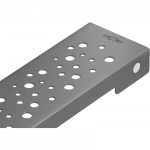 Mexen Flat M12 dangtis linijiniam nutekėjimui 100 cm, &scaron;epetys &scaron;autuvu pilkas - 1E21100