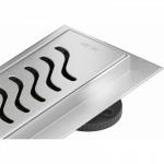 Mexen Flat 360&deg; M09 linijinis sukamasis kanalizacijos 60 cm, inox - 1028060-40