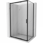 Mexen Exo 100 x 85 cm stumdomas du&scaron;o kabinas, skaidrus, juodas - 8153-100-085-70-00