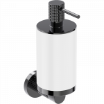 Mexen Triv muilo dozatorius, baltas/juodas chromas - 70A33058-73W