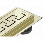 Mexen Flat M15 linijinis du&scaron;o latakas 60 cm, auksinis - 1524060-15