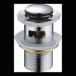 Mexen mažas apvalus klik-klak kam&scaron;tis su perpildymu, chromas - 79925-00