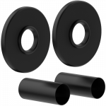 Mexen R viengubas radiatoriaus maskavimo rinkinys, juodas - W904-000-70