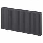 Mexen C22 plok&scaron;tuminis radiatorius 400 x 500 mm, &scaron;oninis prijungimas, 593 W, antracitas - W422-040-050-66