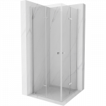 Mexen Lima Duo sulankiojama du&scaron;o kabina 100 x 100 cm, skaidri, chromuota - 856-100-100-02-00