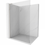 Mexen Kioto L du&scaron;o sienelė Walk-in 60 x 200 cm, permatomas, &scaron;lifuotas nikelis - 800-060-103-97-00