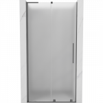 Mexen Velar L slankiojančios du&scaron;o durys 90 cm, matinės, ginklų metalas - 871-090-003-31-95