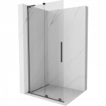 Mexen Velar L Slankiojanti du&scaron;o siena Walk-in 100 x 200 cm, skaidri 8 mm, &scaron;e&scaron;ėlinės pilkos &scaron;epetėtos - 871-100-003-03-66