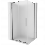 Mexen Velar L stumdomoji du&scaron;o kabina 110 x 90 cm, matinė, &scaron;lifuotas pilkas gunmetal - 871-110-090-33-66