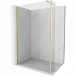 Mexen Kioto du&scaron;o sienelė Walk-in 90 x 40 cm, skaidri, auksinė &scaron;lifuota - 800-090-212-55-00-040