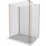 Mexen Kioto du&scaron;o sienelė Walk-in 140 x 80 x 30 cm, skaidri, rožinis auksas - 800-140-080-221-60-00-030