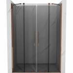 Mexen Velar Duo stumdomos du&scaron;o durys 160 cm, grafitas, rožinis auksas - 871-160-000-42-60