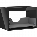 Mexen Box-A korpuso vonios spintelė po kriaukle 70 cm, 1 stalčius, juodas blizgus - 91AX0-0700-470-1-70