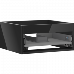 Mexen Box-A kabineto korpusas po praustuvu 50 cm, 1 stalčius, juodas blizgesys - 91AX0-0500-235-1-70