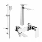 Mexen Zero DF62 vonios komplektas, chromas - 7113DF62-00