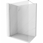 Mexen Kioto-X du&scaron;o sienelė Walk-in 140 x 200 cm, permatoma 10 mm, chromas - 800-140-101-01-00-X