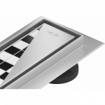 Mexen Flat M13 linijinis nutekėjimas 2in1 80 cm, inox - 1010080-15