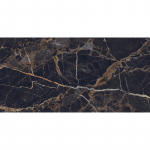 Mexen Orlo Black glazūruotas akmeninis porcelianas, grindų-sienų plytelė 120 x 60 cm, auk&scaron;tas blizgesys - TL211-120-060-00