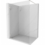 Mexen Lunar du&scaron;o sienelė Walk-in kairė 50 x 200 cm, skaidrus 8 mm, &scaron;epečiu nikelis - 830-050-000-97-00-L