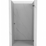 Mexen Lunar-B de&scaron;inės pusės du&scaron;o durys 100 cm, permatomos, gun metal - 832-100-000-95-00-P