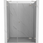 Mexen Lunar prausimosi du&scaron;o durys de&scaron;inės, 140 cm, skaidrios, &scaron;lifuotas nikeliu - 834S-140-050-97-00-P