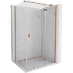 Mexen Mist-H T de&scaron;inė pakreipiama du&scaron;o kabina 90 x 95 cm, skaidrus, &scaron;lifuotas varis - 8A5T-090-095-65-00-P