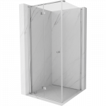 Mexen Mist-F T lankstoma du&scaron;o kabina kairė 75 x 75 cm, skaidri, chromas - 8A6T-075-075-01-00-L