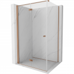 Mexen Mist-F T lankstoma du&scaron;o kabina kairė 70 x 110 cm, skaidri, &scaron;lifuotas varis - 8A6T-070-110-65-00-L