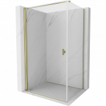 Mexen Mist-B du&scaron;o kabina varstoma 75 x 70 cm, skaidri, auksinė - 8A2T-075-070-50-00