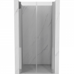 Mexen Mist varstomos du&scaron;o durys 110 cm, skaidrios, chromuotos - 8A7-110-000-01-00