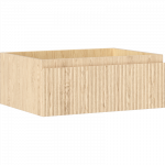 Mexen Rivel vonios kambario spintelė po kriaukle 60 cm, 1 stalčius, rifliuotas, ąžuolas - 91A20-06023-1-BF81