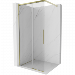 Mexen Rox du&scaron;o pertvara &bdquo;Walk-in&ldquo; 95 x 200 cm, skaidrus 8 mm, auksinė - 8C2-095-003-50-00