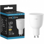 Mexen Nova LED lemputė GU10, 12W, &Scaron;ilta - 3000K, 1260 lm - L108-GU10-1230-01