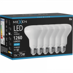 Mexen Nova 6x LED lemputė E27, R80, 12W, &Scaron;alta - 6500K, 1260 lm - L105-E27-1265-01x06