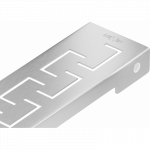 Mexen Flat M15 maskavimo dangtelis linijinei nutekamajai sistemai 80 cm, inox - 1024080