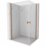 Mexen Mist-B Dviguba du&scaron;o kabina su varstomomis durimis 90 x 75 cm, skaidri, &scaron;lifuotas varis - 8A2-090-075-65-00