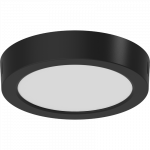 Mexen LDSR Lubų LED pavir&scaron;inis &scaron;viestuvas, 17 cm, 12W, Neutrali - 4000K, 960 lm, juodas - L212-017-1240-70