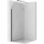 Mexen Kioto-Q du&scaron;o sienelė Walk-in 80 x 200 cm, skaidri 8 mm, juoda - 800-080-101-70-00-Q