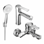 Mexen Sabre R74 vonios komplektas, chromas - 72103R74-00