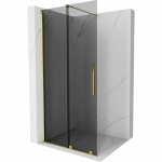 Mexen Velar stumdomoji du&scaron;o siena Walk-in 120 x 200 cm, grafitas 8 mm, auksinė - 871-120-000-43-50