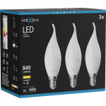 Mexen Nova 3x LED lemputė liepsna E14, C37, 8W, &Scaron;ilta - 3000K, 840 lm - L106-E14-0830-01x03